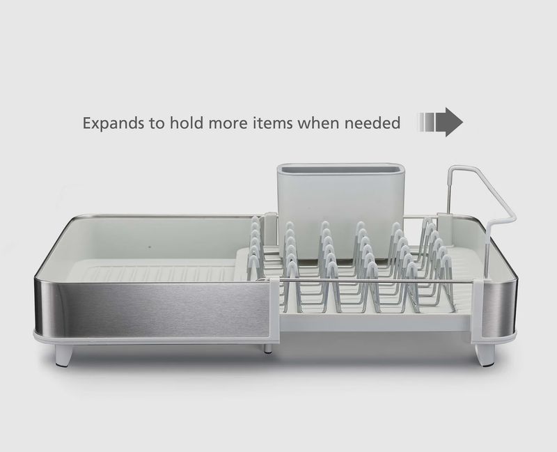 Dish Rack Light Extend Steel - Stone