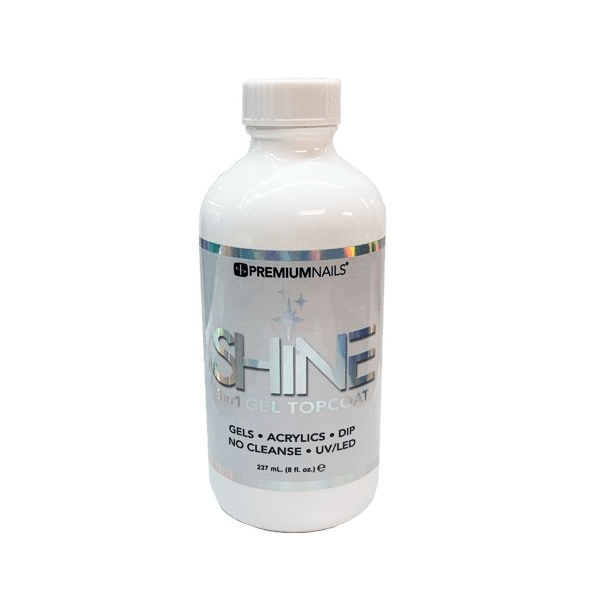 PremiumNails - Shine 3in1 Gel Top Coat, Refill 8oz