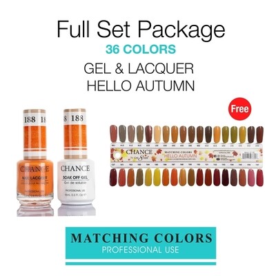 Creation Chance Duo - Full Autumn Collection - FREE COLOR CHART - 36 Colors