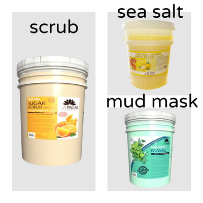 Sugar Scrub / Mud Mask / Sea Salt