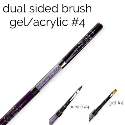 Dual-Sided Nail Art Brush - Acrylic/Gel #4