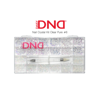 DND Nail Crystal Kit Clear Pure #6