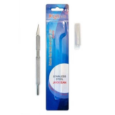 JKIOcean Stainless Steel Handle Nail Art Knife