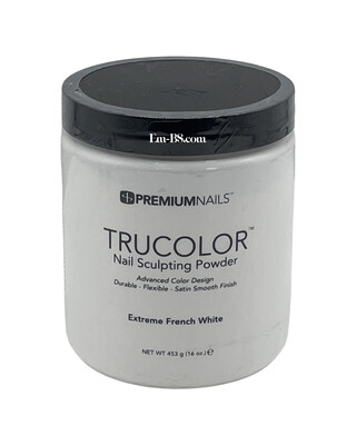 Premium Nails - TruColor - Extreme French White 16oz