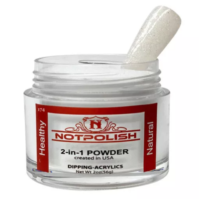 NOTPOLISH 2 in 1 Powder - 174 Mystic White