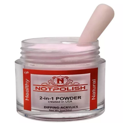 NOTPOLISH 2 in 1 Powder - 136 Pink Nude