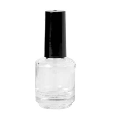 Clear Empty Cosmetic Glass Nail Polish Bottle