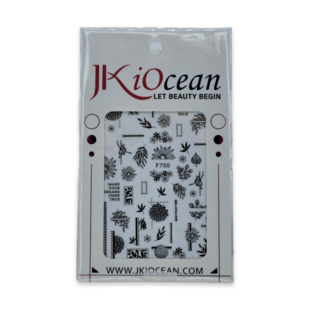 JKiOcean Nail Stickers, 1 pack