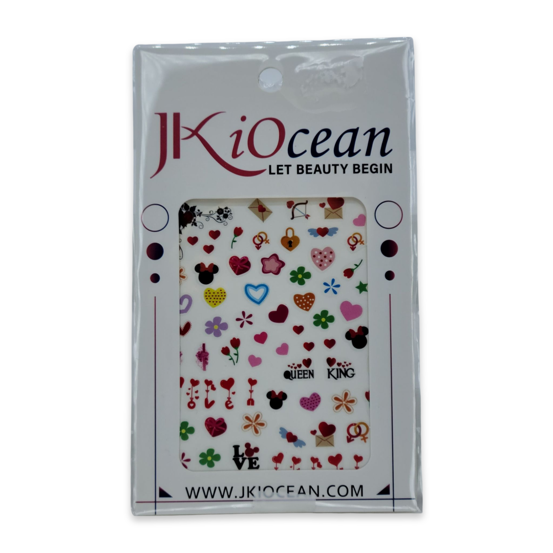 JKiOcean Nail Stickers, 1 pack