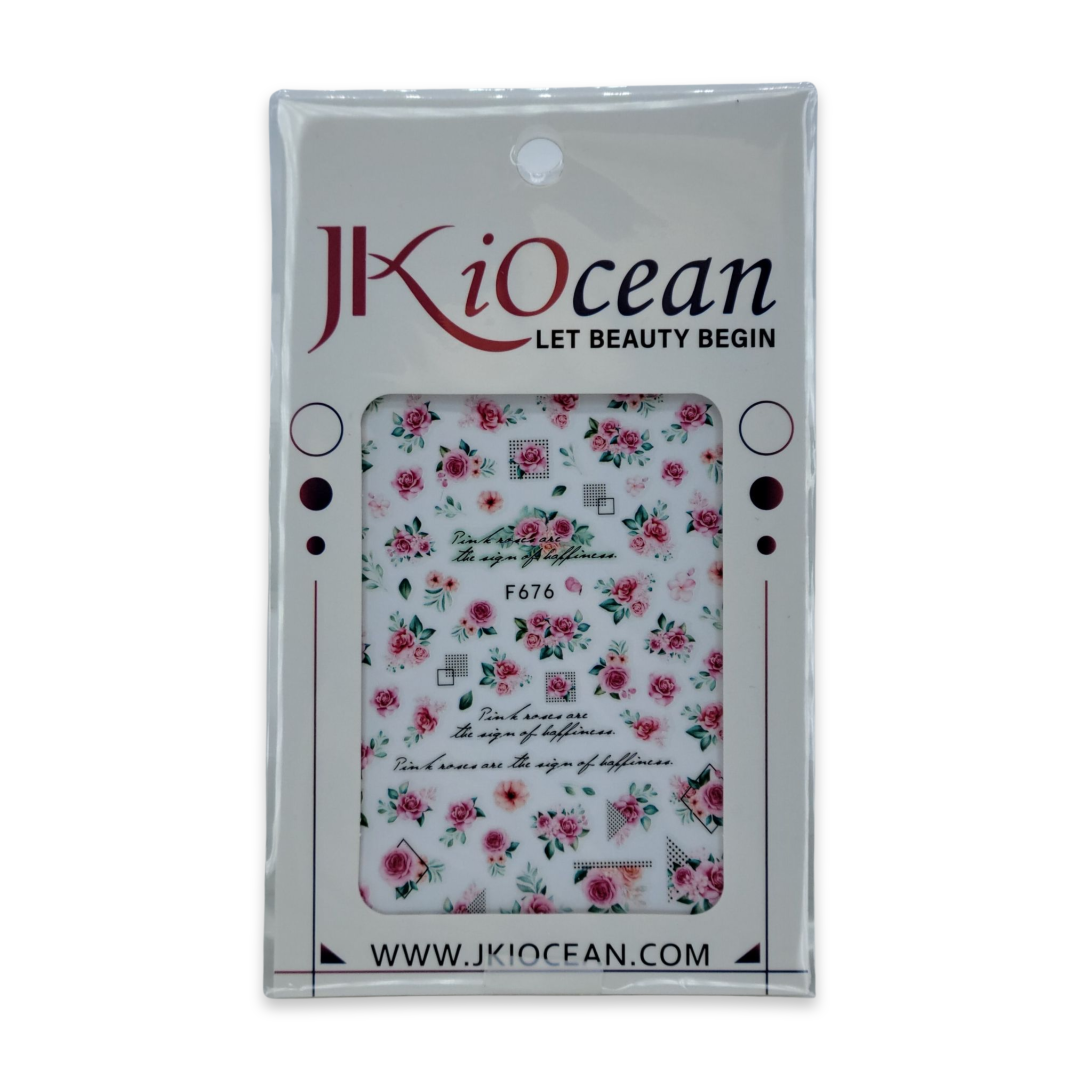 JKiOcean Nail Stickers, 1 pack