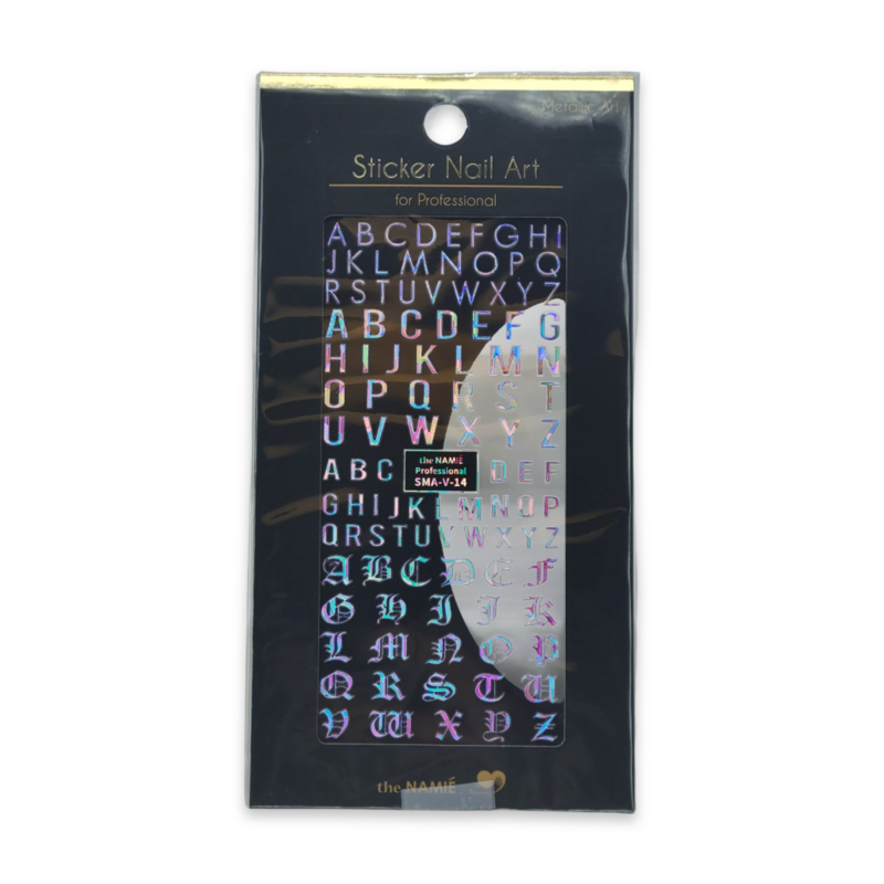 Text Nail Sticker by Namie, 1 pack