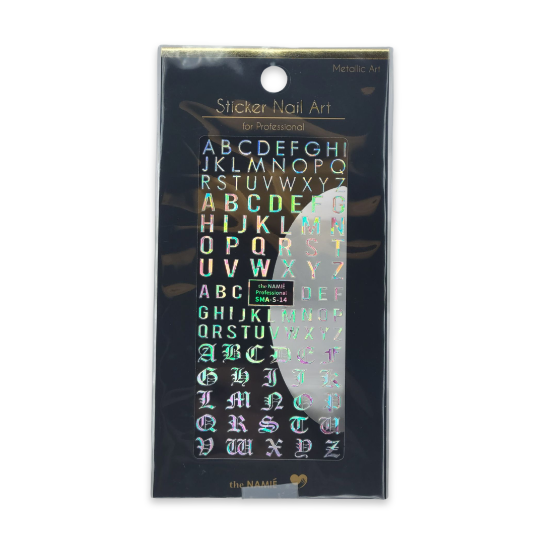 Text Nail Sticker by Namie, 1 pack