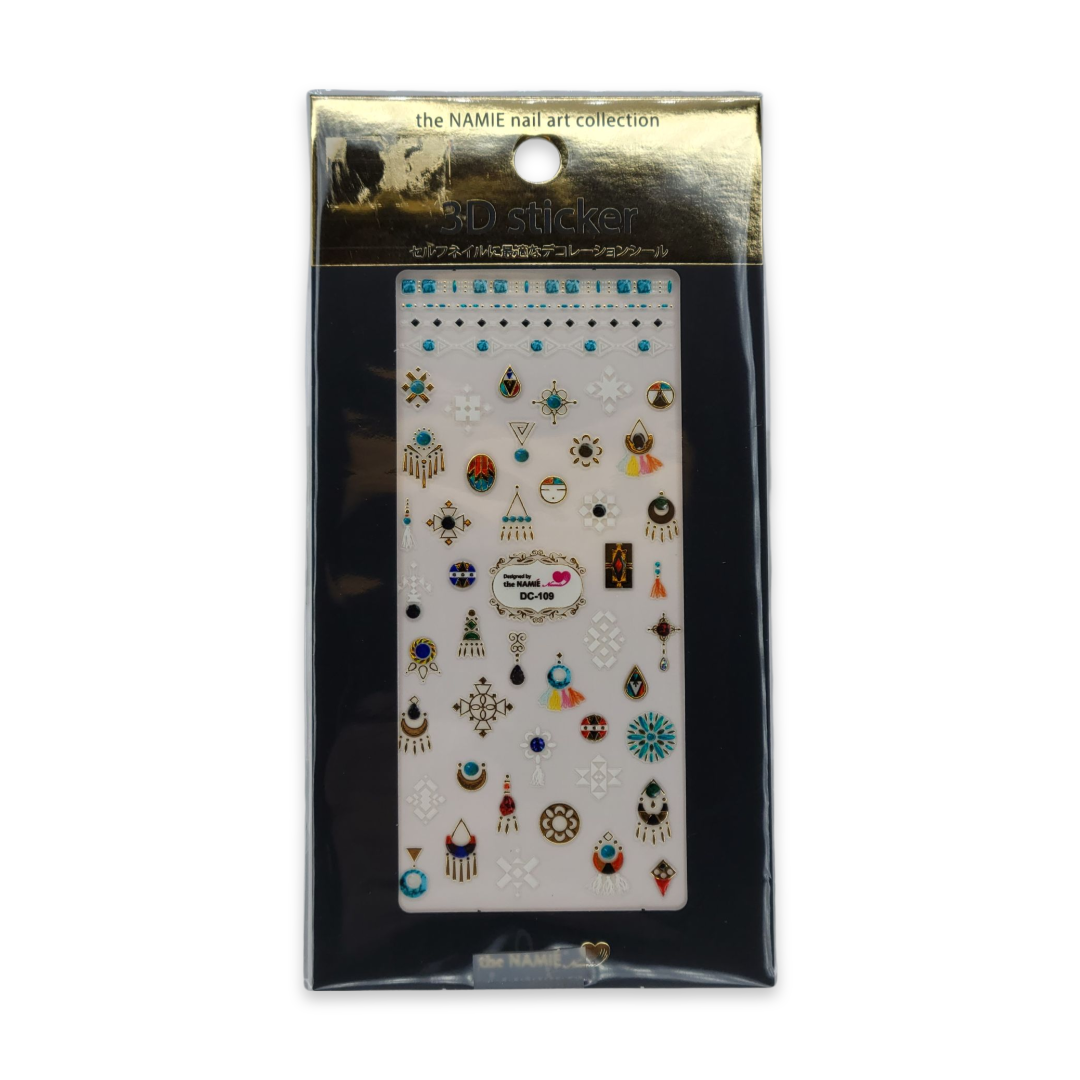 3D Nail Stickers by Namie, 1 pack