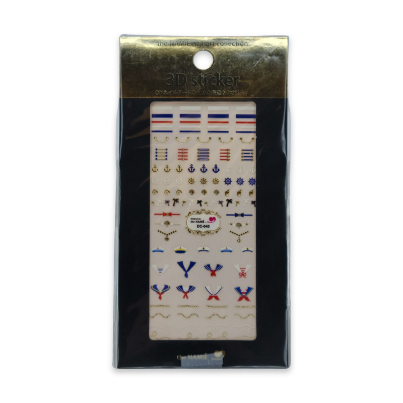 3D Nail Stickers by Namie, 1 pack