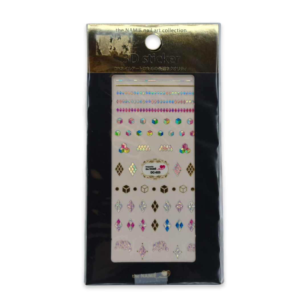 3D Nail Stickers by Namie, 1 pack
