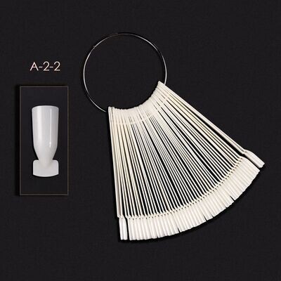 Square NATURAL Swatch Tips (50 Piece with O-Ring) Square NATURAL Swatch Tips (50 Piece with O-Ring)