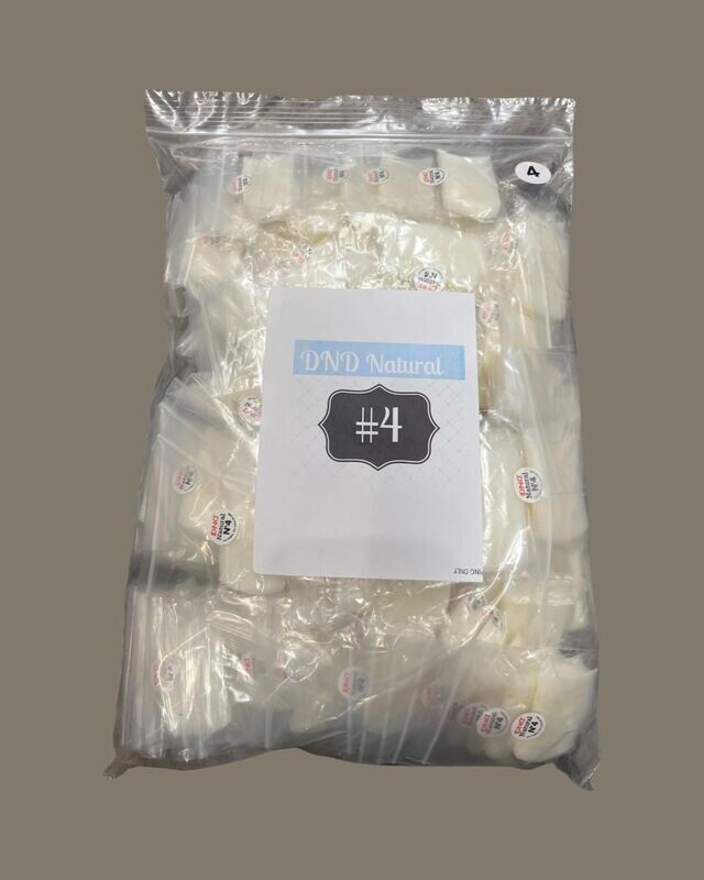 #4 - DND Natural Tip - BIG BAG 100pcs