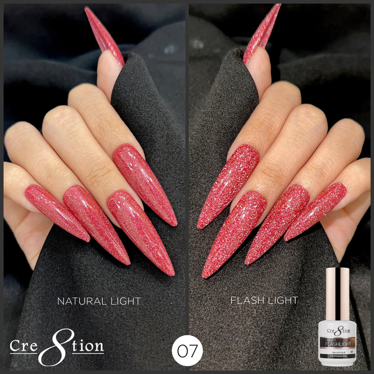 Cre8tion Under Flashlight (Reflective) Gel - #07