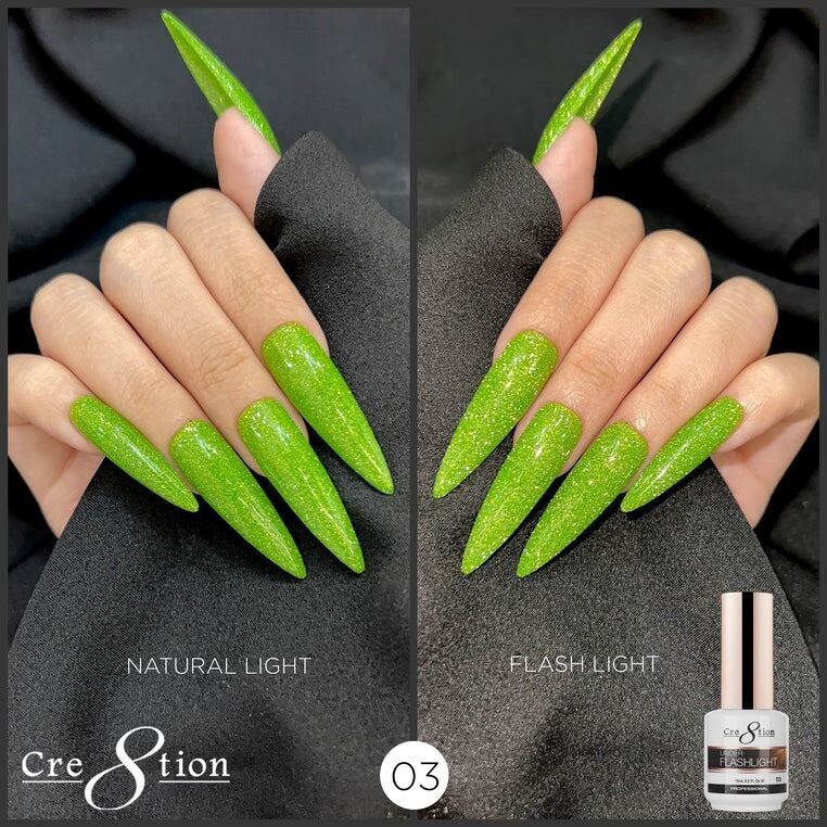 Cre8tion Under Flashlight (Reflective) Gel - #03