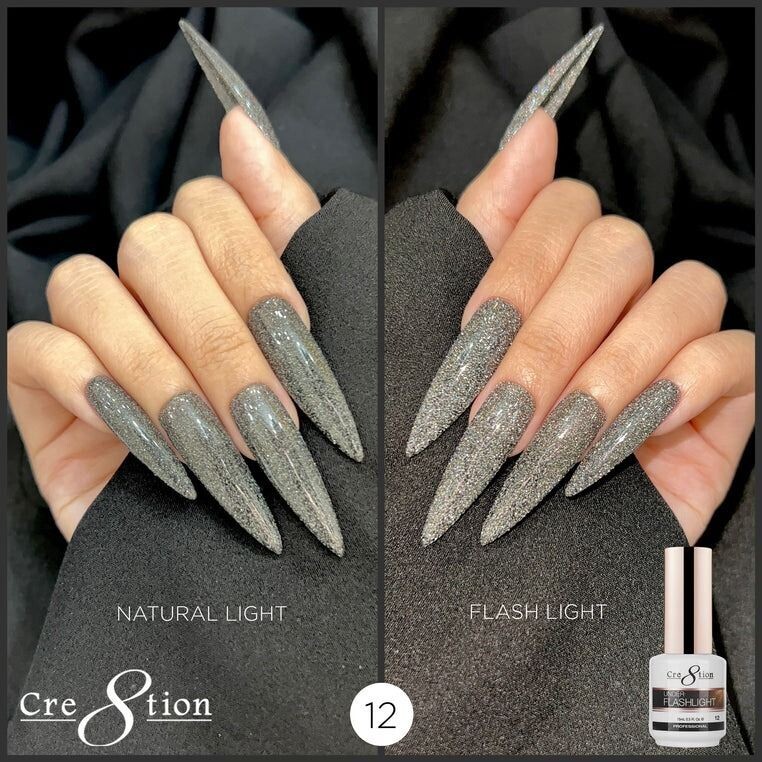 Cre8tion Under Flashlight (Reflective) Gel - #12