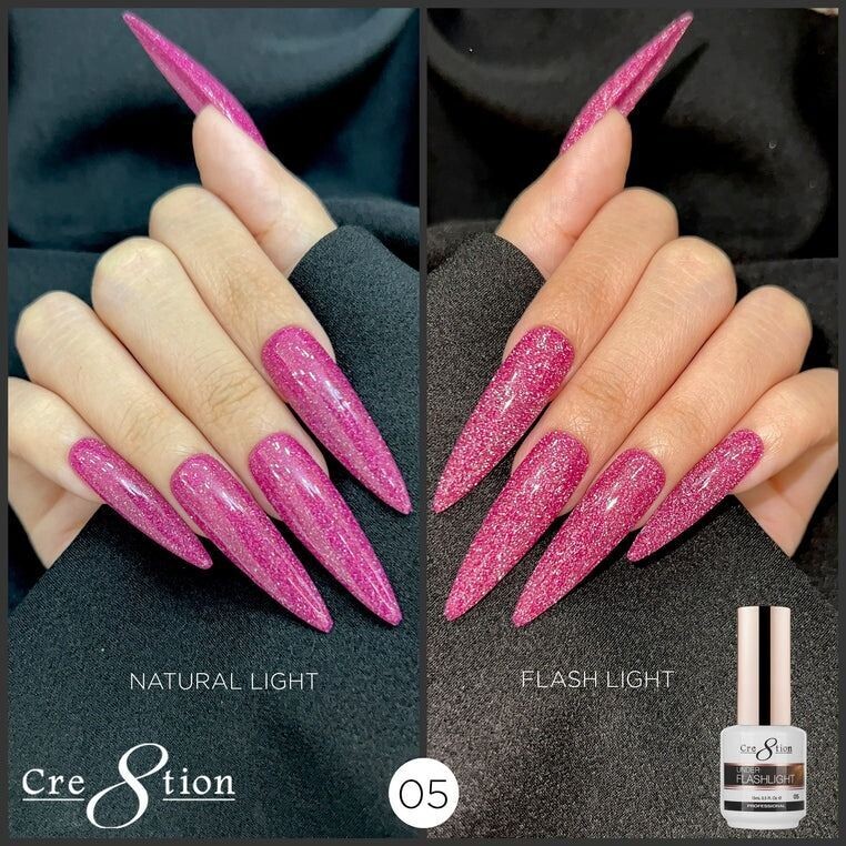 Cre8tion Under Flashlight (Reflective) Gel - #05
