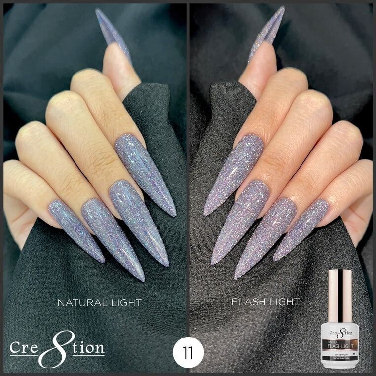 Cre8tion Under Flashlight (Reflective) Gel - #11