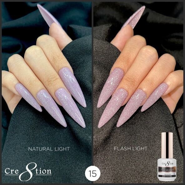 Cre8tion Under Flashlight (Reflective) Gel - #15