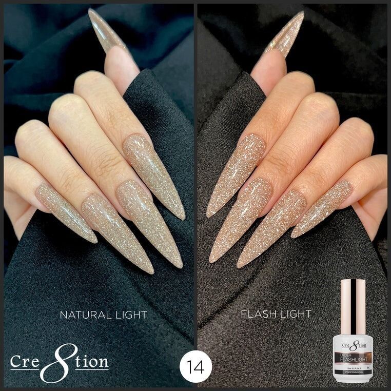 Cre8tion Under Flashlight (Reflective) Gel - #14