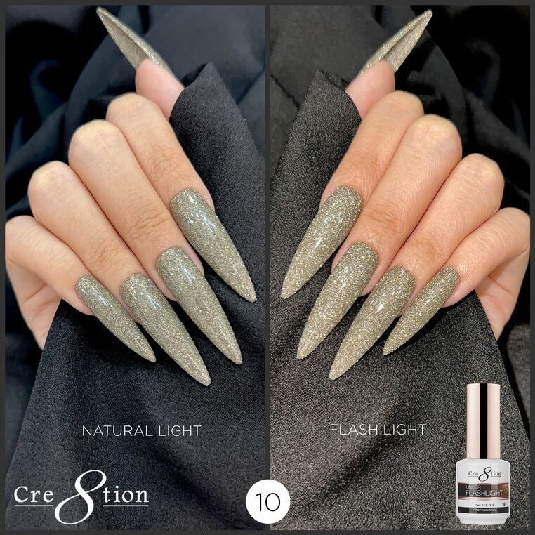 Cre8tion Under Flashlight (Reflective) Gel - #10