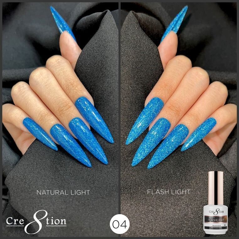 Cre8tion Under Flashlight (Reflective) Gel - #04