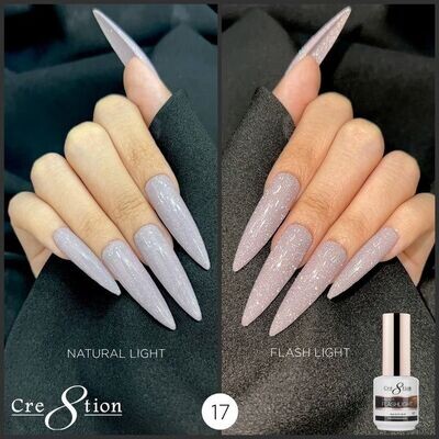 Cre8tion Under Flashlight (Reflective) Gel - #17
