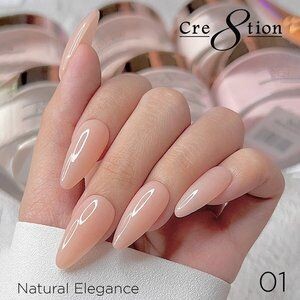 Cre8tion Natural Elegance Acrylic Powder 4oz - #01