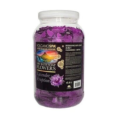 LaPalm Volcano Spa Flower Soap 1 Gallon - Lavender Eruption