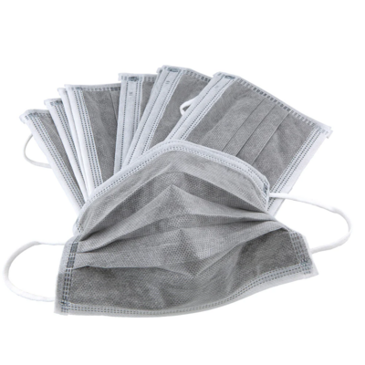 Disposable Carbon Filter Face Mask 50pc (Gray)