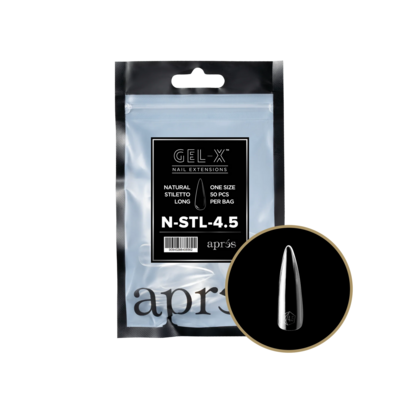 Refill Bag - Natural Stiletto Long #4.5