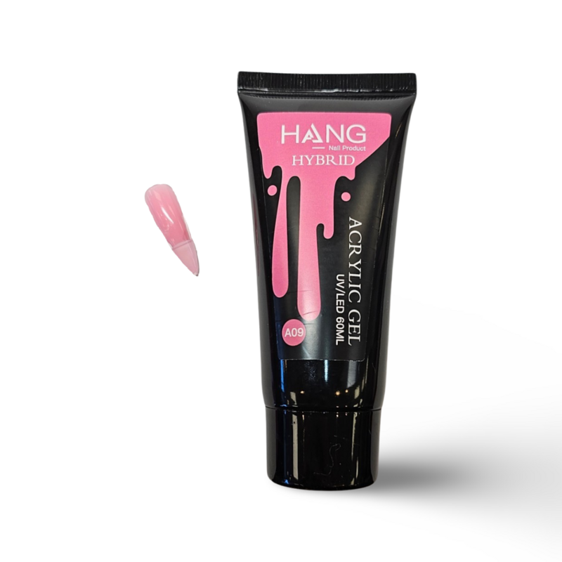HANG Hybrid Acrylic UV/LED Polygel - A09 Deep Pink