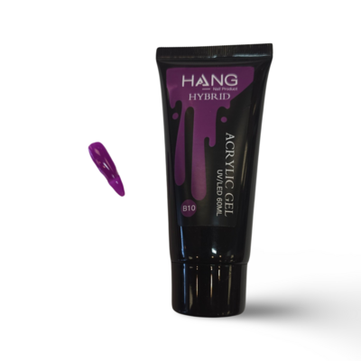 HANG Hybrid Acrylic UV/LED Polygel - B10 Grape Purple