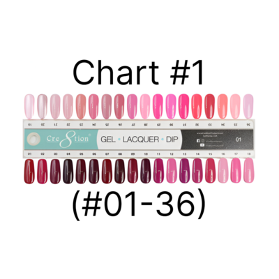 Cre8tion Color Chart #1