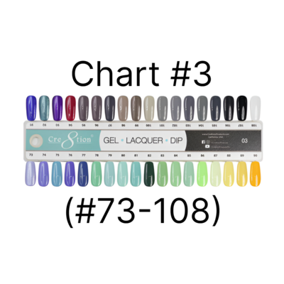 Cre8tion Color Chart #3