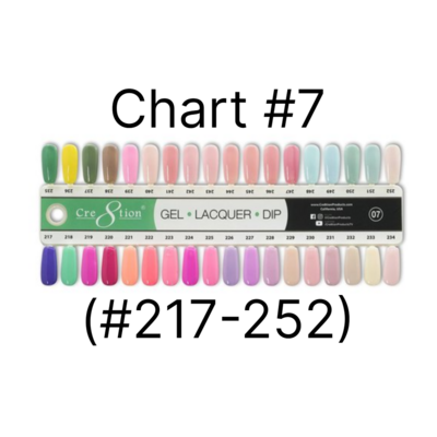 Cre8tion Color Chart #7