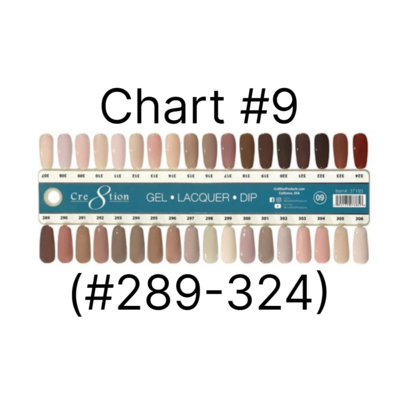 Cre8tion Color Chart #9