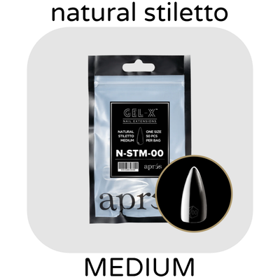 Refill Bag - Natural Stiletto Medium