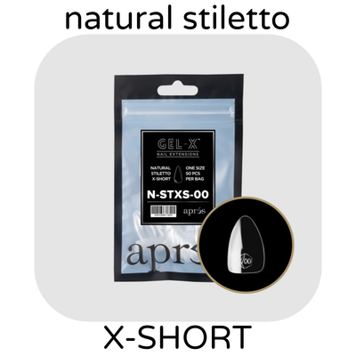 Refill Bag - Natural Stiletto X-Short