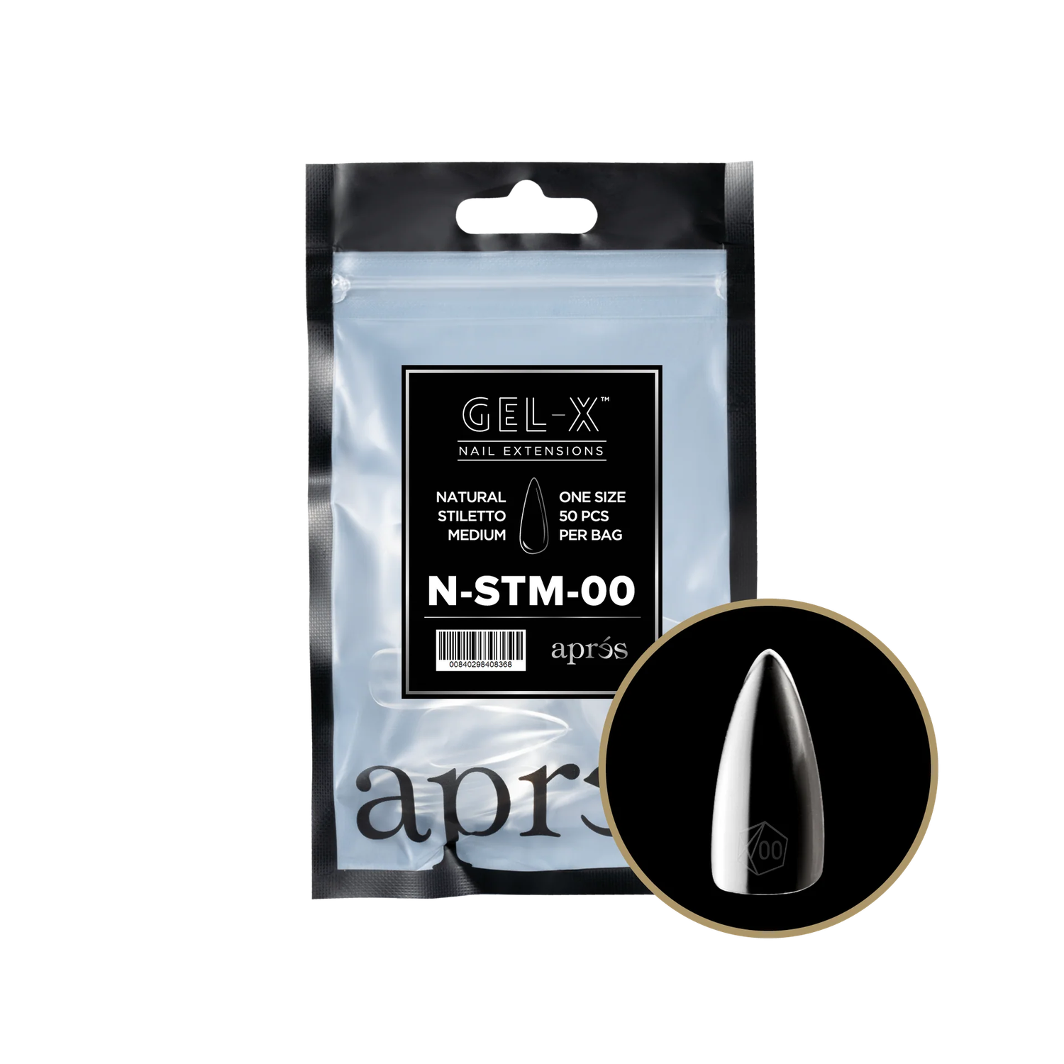 Refill Bag  - Natural Stiletto Medium #00