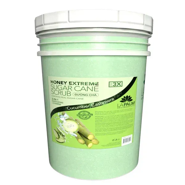 La Palm Honey Extreme Sugar Cane Scrub – Cucumber Cashmere (5 Gallon)