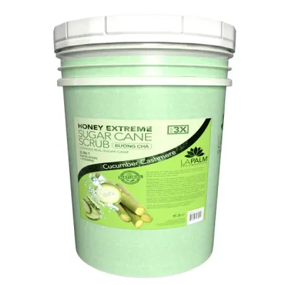 La Palm Honey Extreme Sugar Cane Scrub – Cucumber Cashmere (5 Gallon)