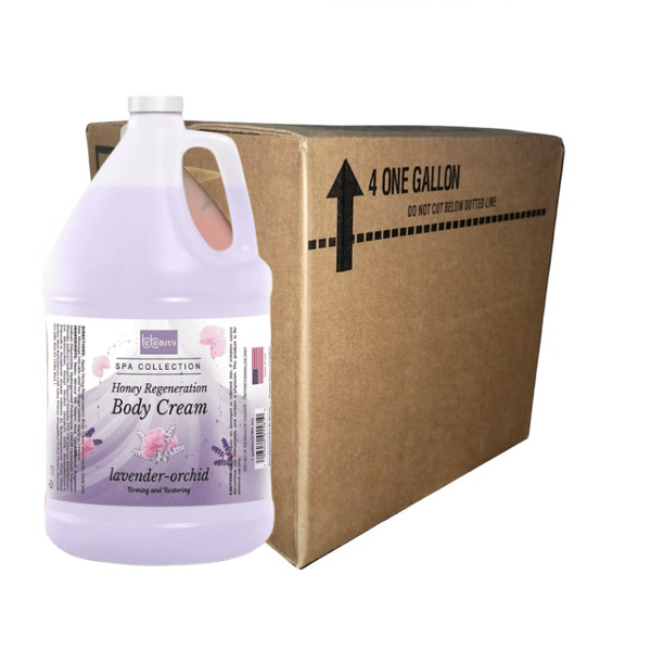 Be Beauty Honey Regeneration Body Cream – Lavender-Orchid (Case of 4 Gallons) Be Beauty Honey Regeneration Body Cream – Lavender-Orchid (Case of 4 Gallons)