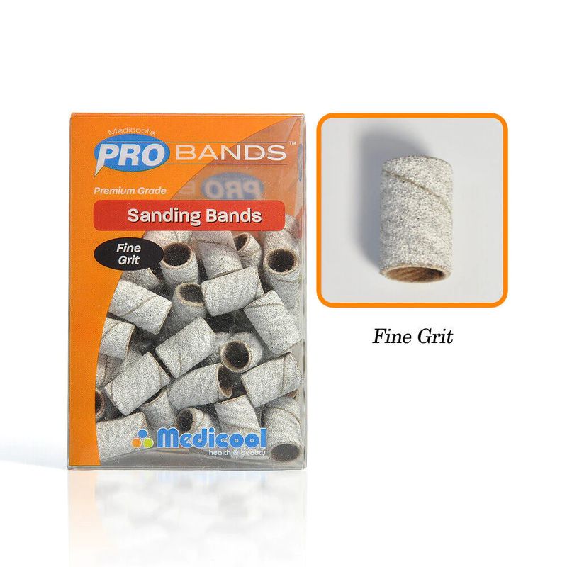 White Sanding Bands / 100 pcs (Fine)