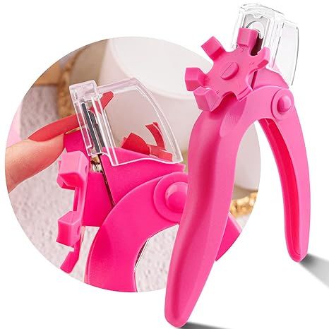 Tip Cutter with Measure & Catcher - PINK