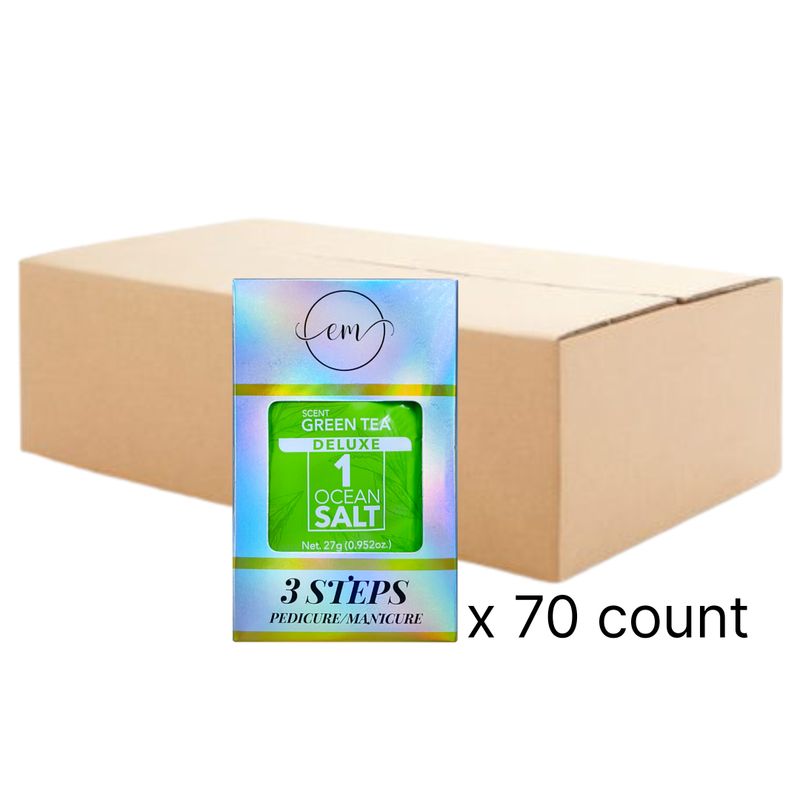 GREEN TEA - EM 3 Step Pedicure, Case of 70
